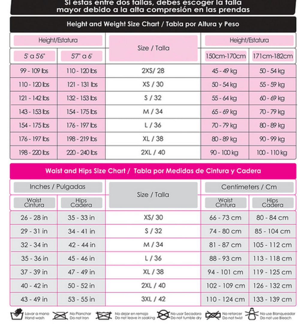 Hourglass Faja Short Zipper 216