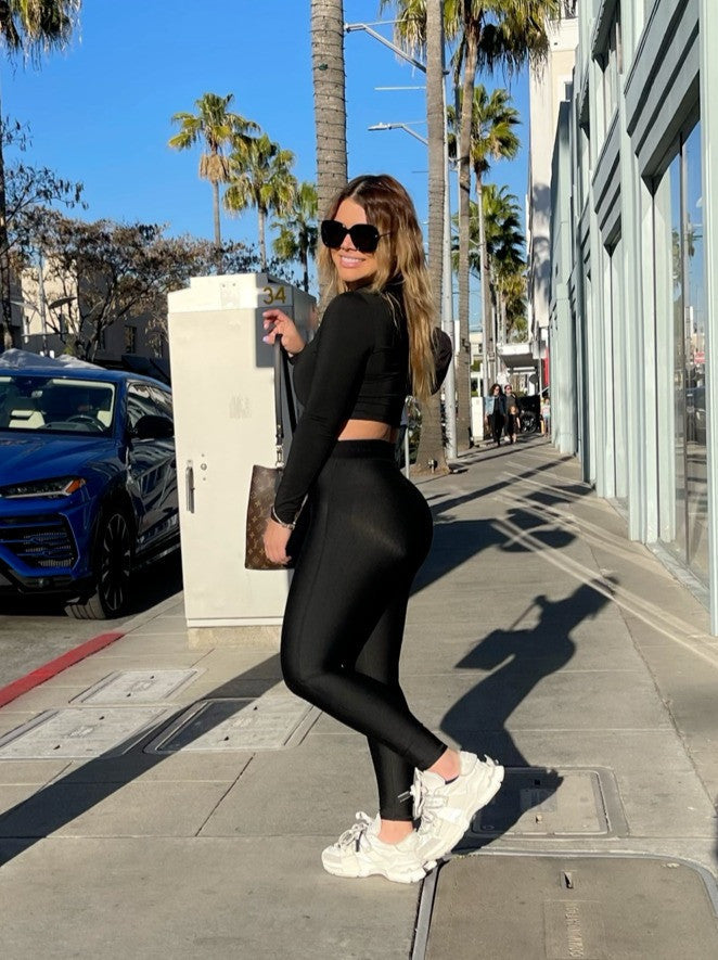 Push Up Compression Leggings 416 (CURVY FIT)