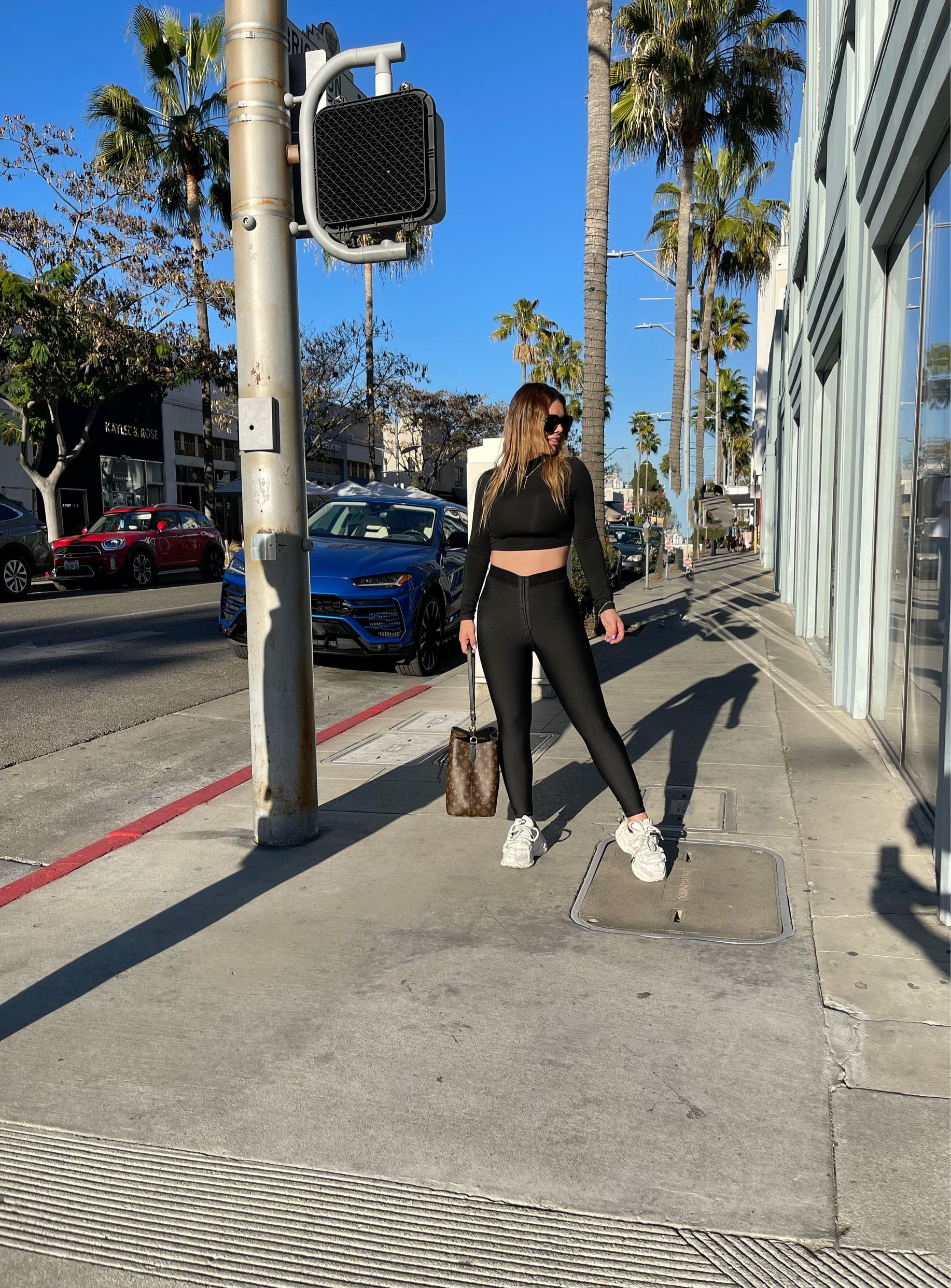 Push Up Compression Leggings 416 (CURVY FIT)