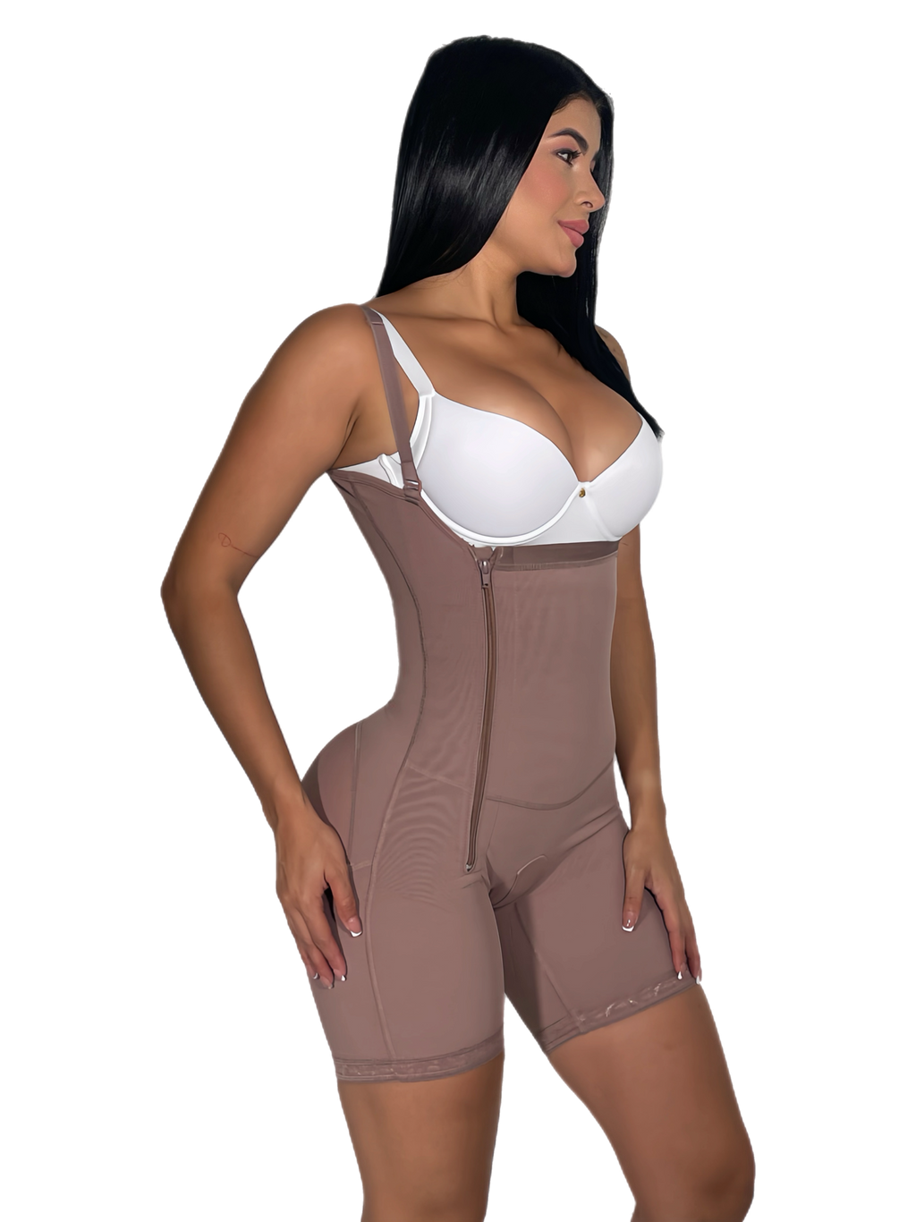Mid Thigh Bodyshaper Zipper 12048