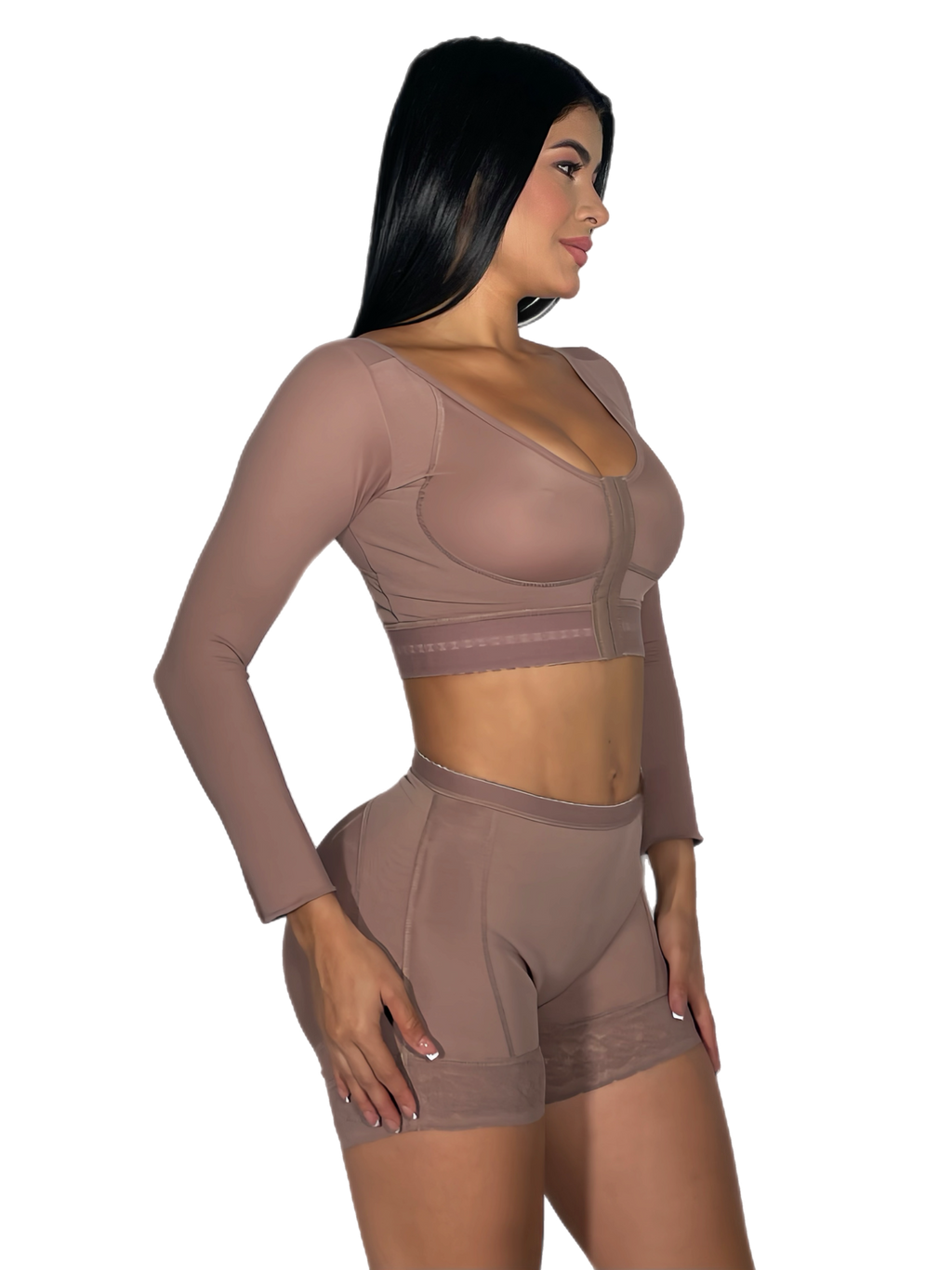 Post Op Long Sleeves Bra 11377