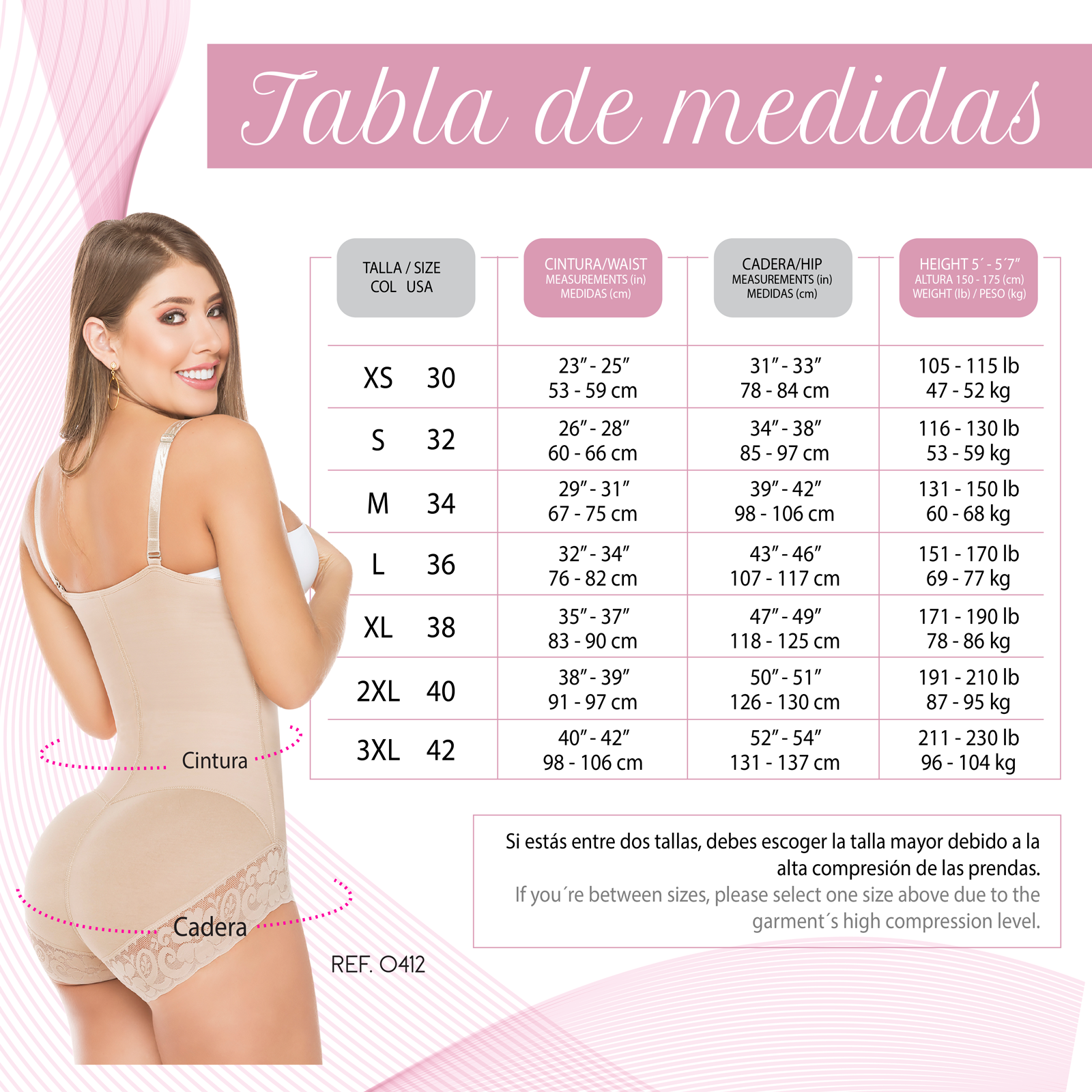 Panty Faja 413 Curvy Fit