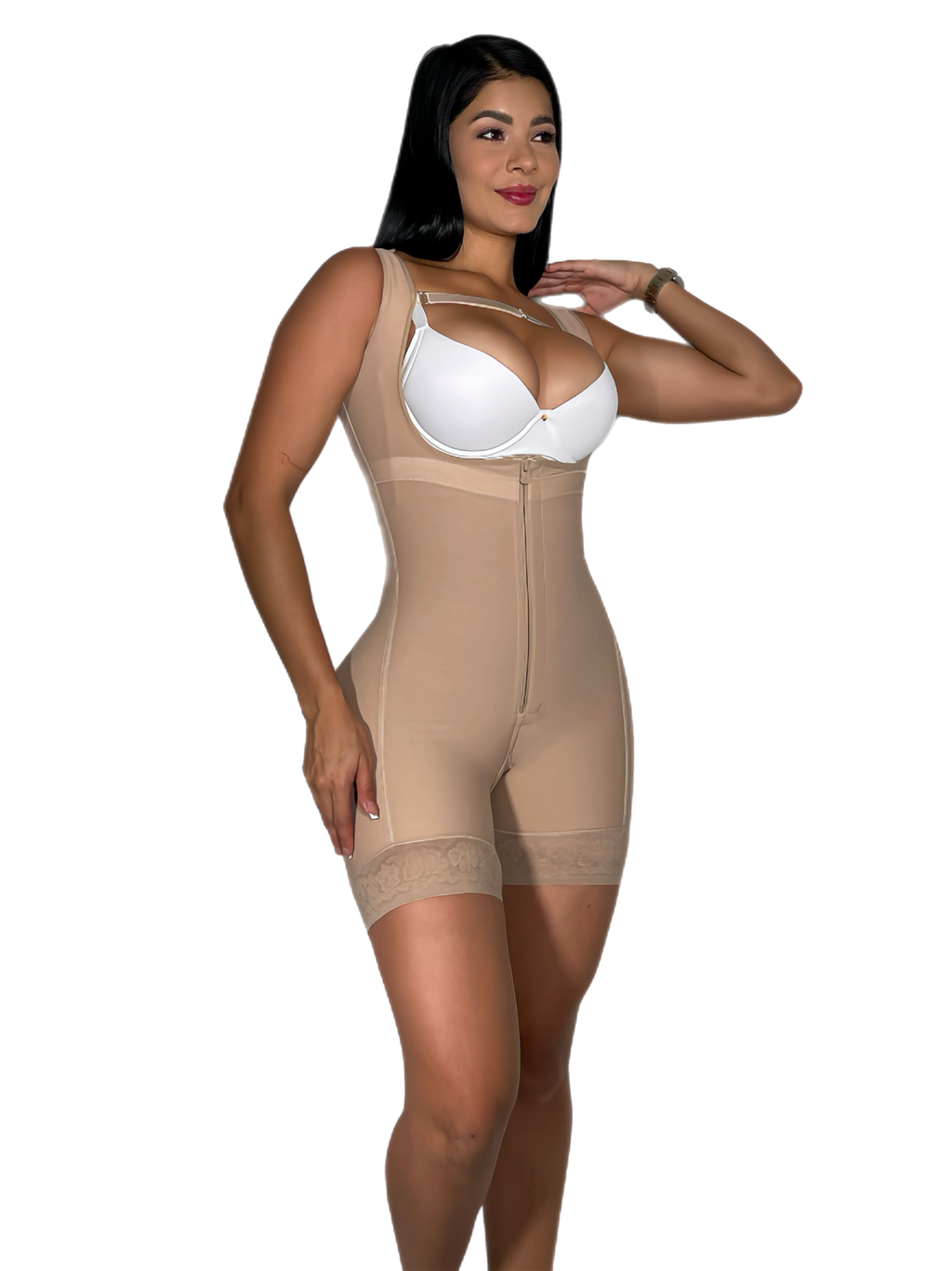 Hourglass Short Zipper Back Cover 217