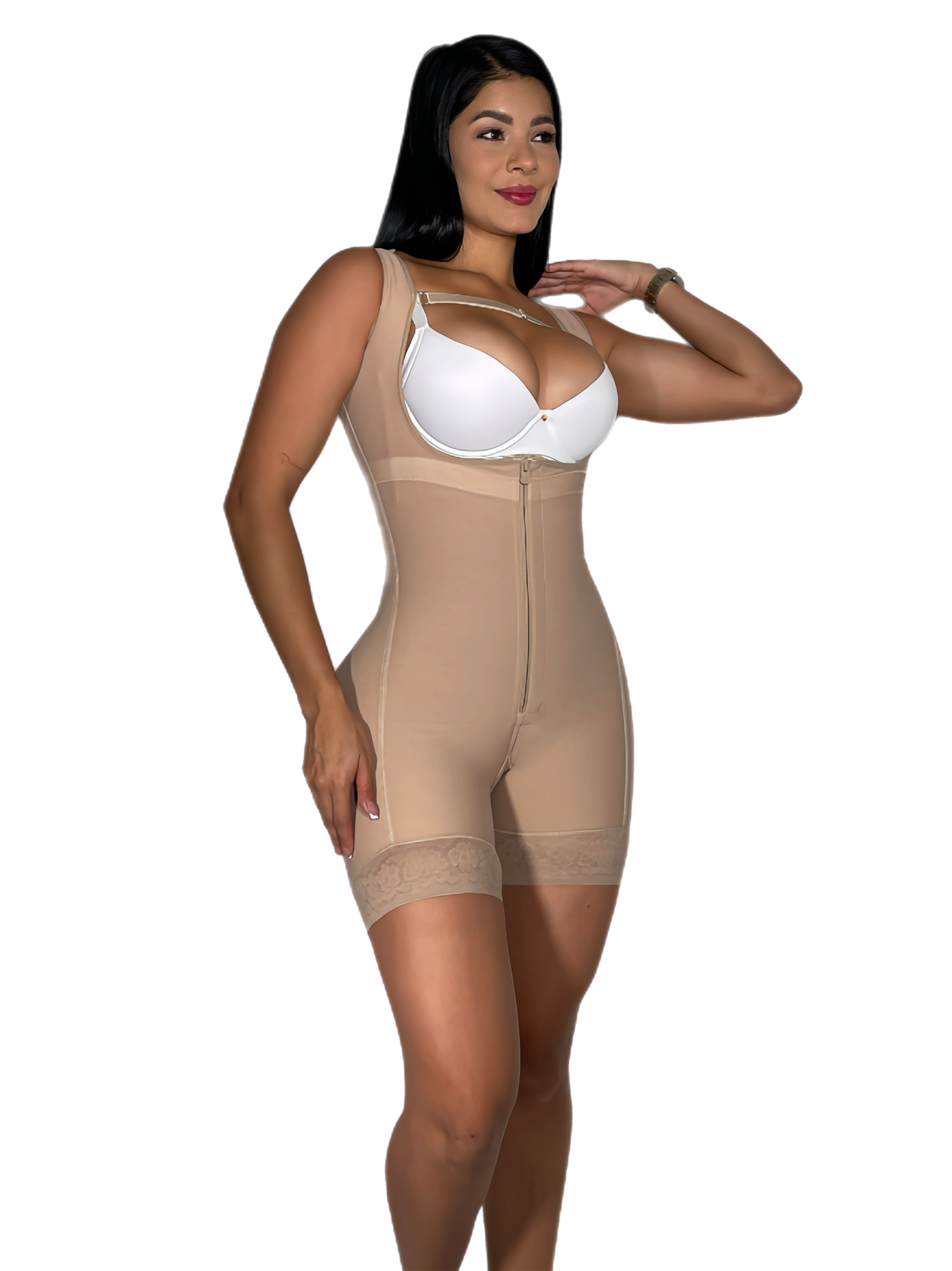 Hourglass Short Zipper Back Cover 217