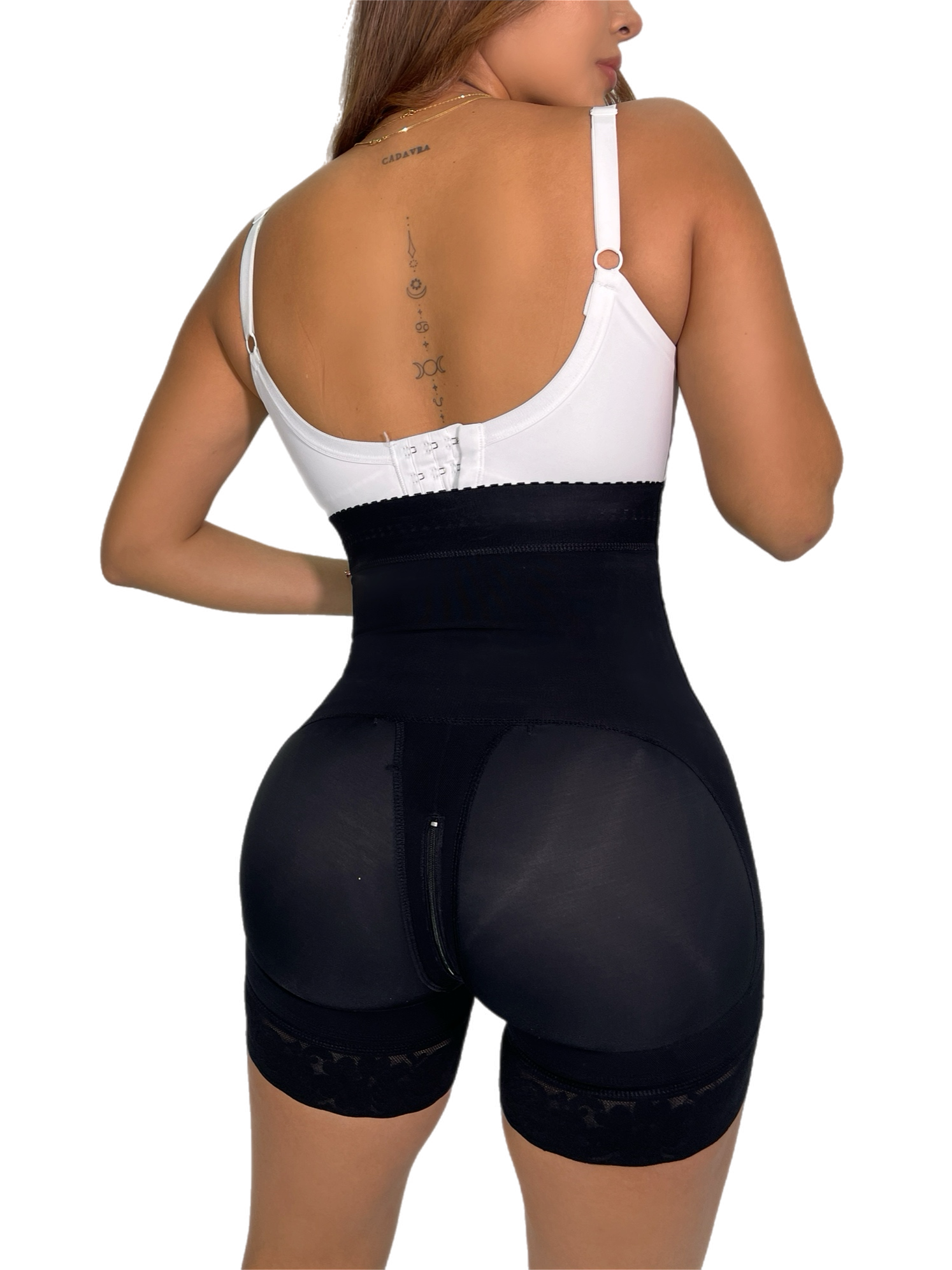 Short Alto Cierre Negro 11226